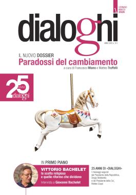 Copertina della rivista Dialoghi