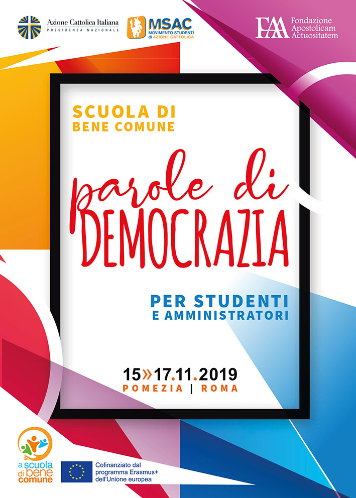 Locandina Parole di democrazia MSAC