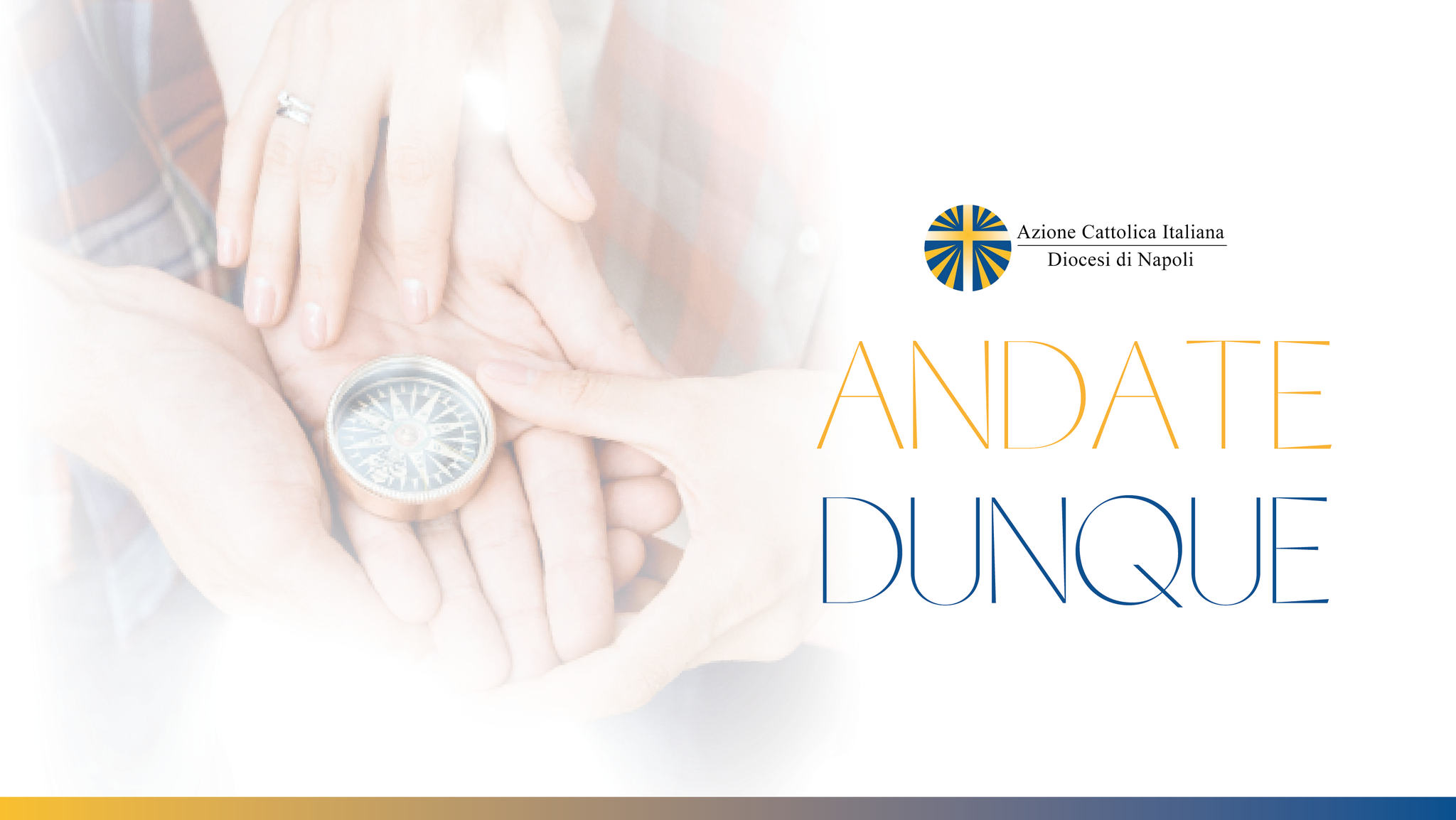 Locandina Weekend Formativo Azione Cattolica 2022-2023 «Andate Dunque»