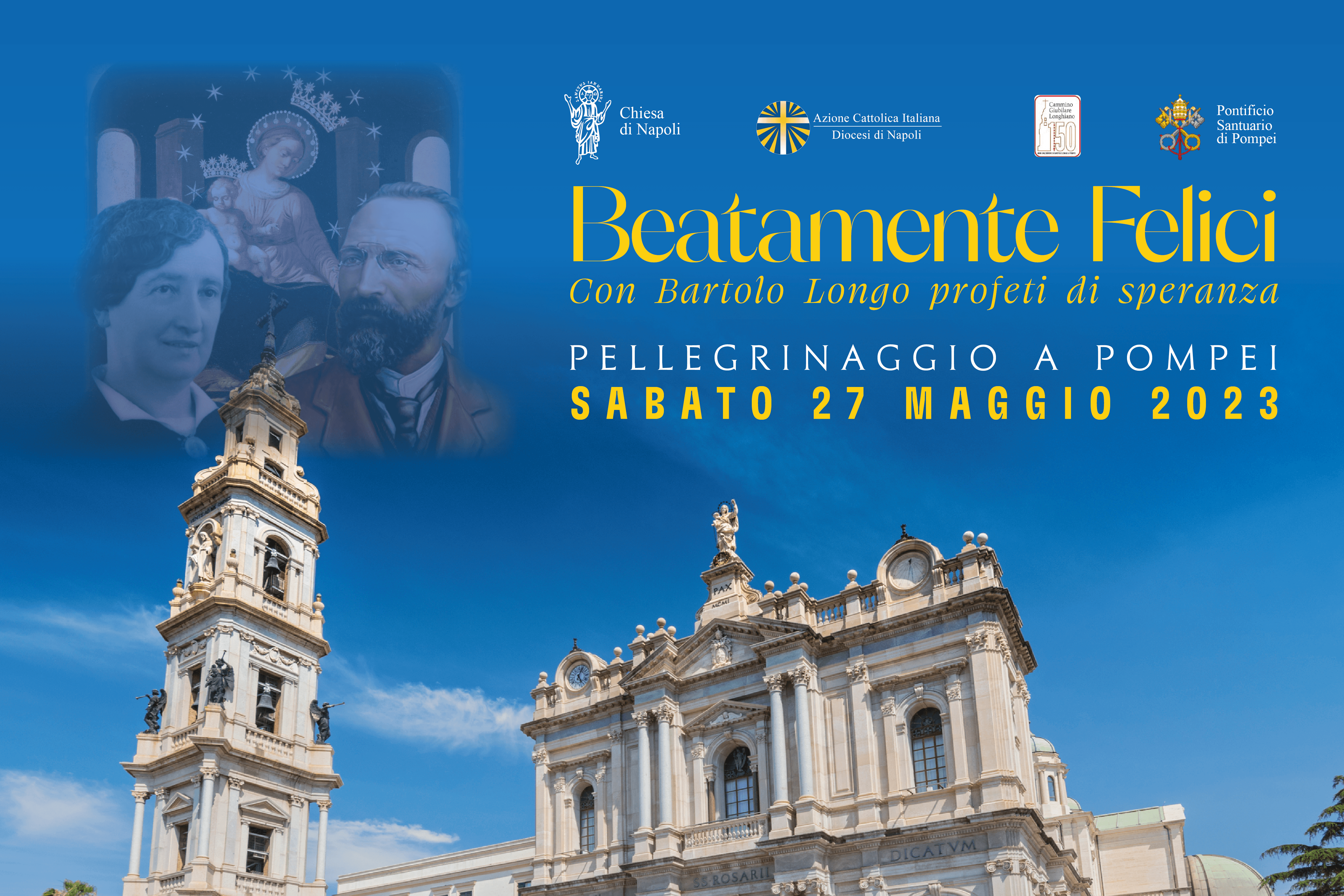 Pellegrinaggio mariano a piedi a Pompei 2023