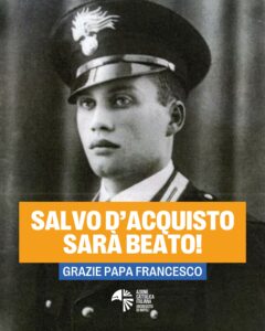 Salvo D'Acquisto sarà beato