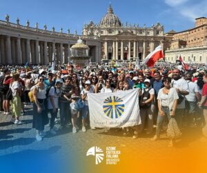 La delegazione AC Napoli in Piazza San Pietro per la canonizzazione di Frassati