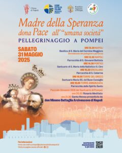 Locandina Pellegrinaggio a Pompei 2025